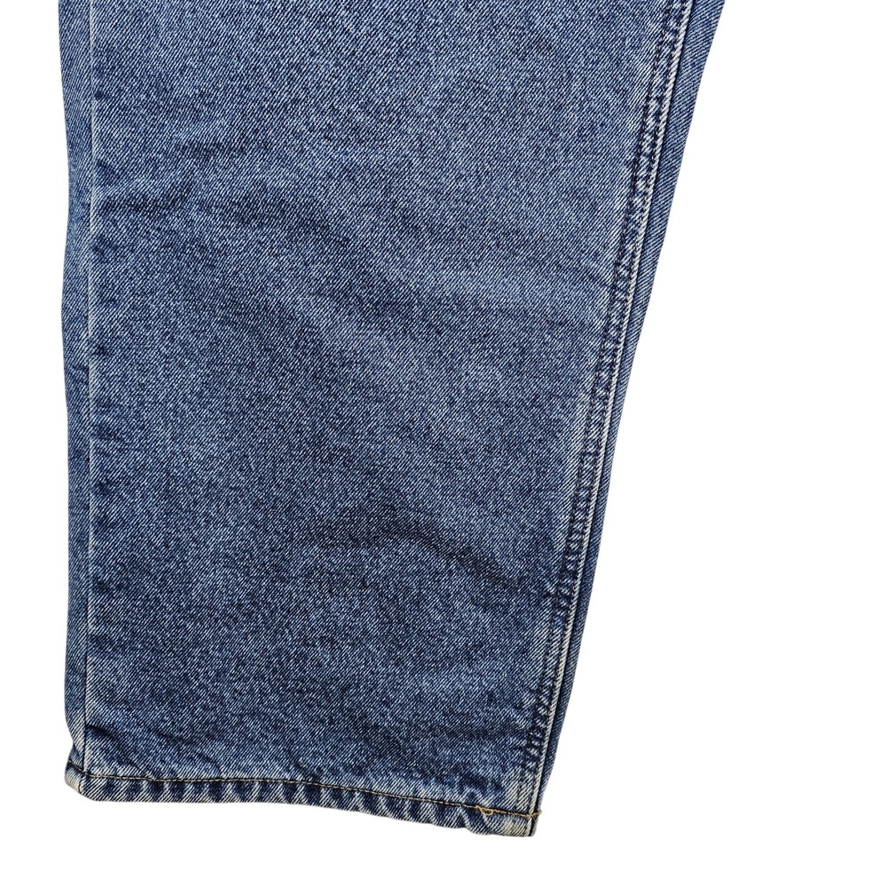Carhartt Relaxed Fit Flannel Lined Jeans Mens 42x30 Blue Denim Workwear‎ Pants - Picture 2 of 13